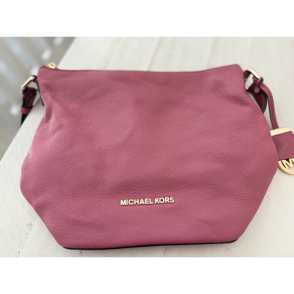 Michael Kors Pink Leather Crossbody Bag AS IS